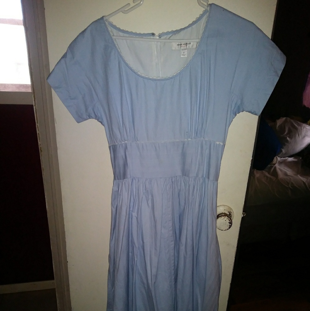 Light Blue Midi Dress